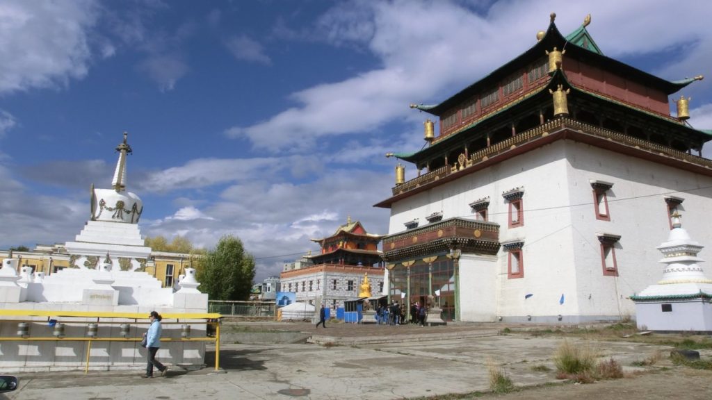 Gandan Monastery in Ulaanbaatar